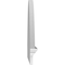 Ekena Millwork Segment Arch 4 Spoke Architectural Grade PVC Combination Pediment, 74"W x 25-3/8"H x 2-3/4"P PEDPC074X255SEG04 - alternate 4